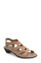 Women's Arche 'obela' Water Resistant Leather Sandal Us / 37eu - Beige