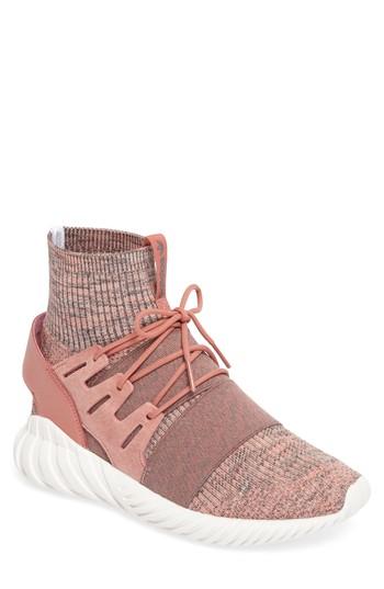 Men's Adidas Tubular Doom Primeknit Sneaker M - Brown
