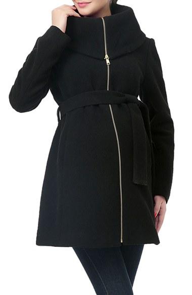 Women's Kimi And Kai 'mia' High Collar Maternity Coat