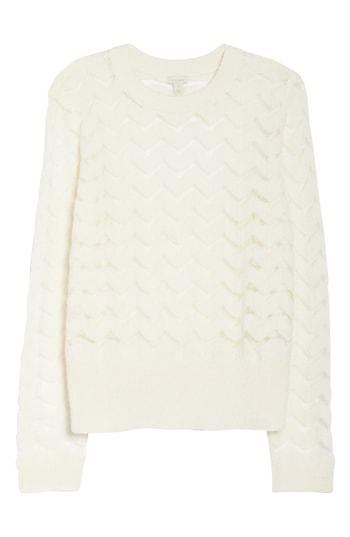 Women's Hinge Easy Stripe Pullover - Ivory