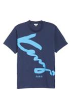 Men's Kenzo Cursive Logo Graphic T-shirt - Blue