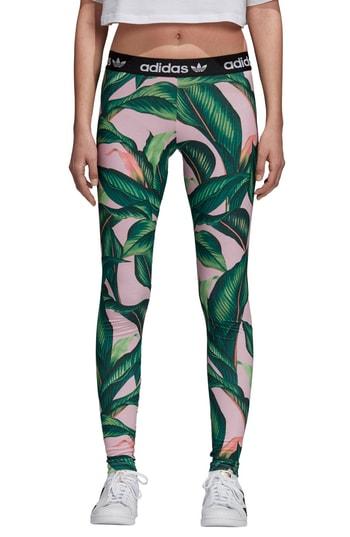 Women's Adidas Tights - Green
