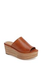 Women's Linea Paolo Valley Platform Mule .5 M - Brown