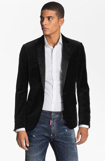 Dsquared2 One Button Tuxedo Jacket