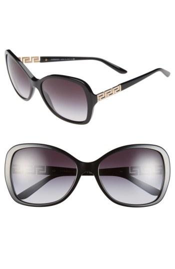Women's Versace 58mm Butterfly Sunglasses -