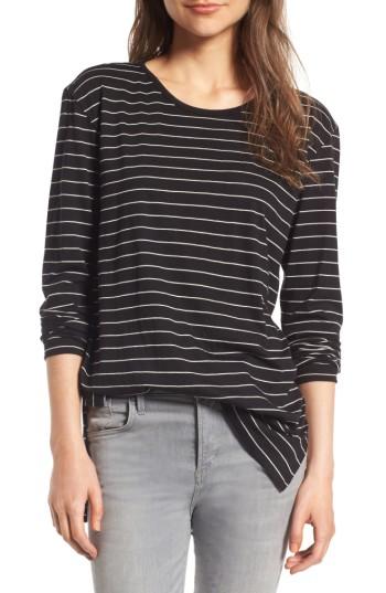 Women's Bp. Side Slit Tee, Size - Black