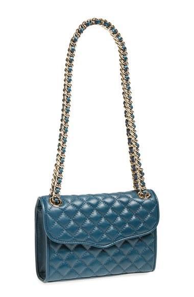 Rebecca Minkoff 'mini Quilted Affair' Shoulder Bag Petrol