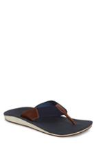 Men's Olukai Nohona Ulana Flip Flop M - Blue