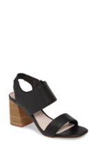 Women's Kensie Elianna Block Heel Sandal M - Black