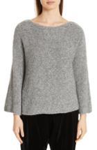 Women's Eileen Fisher Bell Sleeve Sweater - Grey