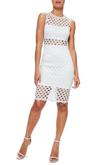 Women's Missguided Circle Lace Midi Dress