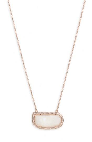 Women's Melanie Auld Moonstone Slice Necklace