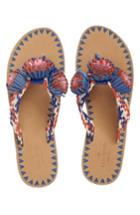 Women's Kate Spade New York Idette Fringe Flip Flop M - Blue