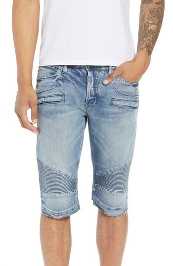 Men's Hudson Jeans Blinder Biker Cutoff Shorts - Blue