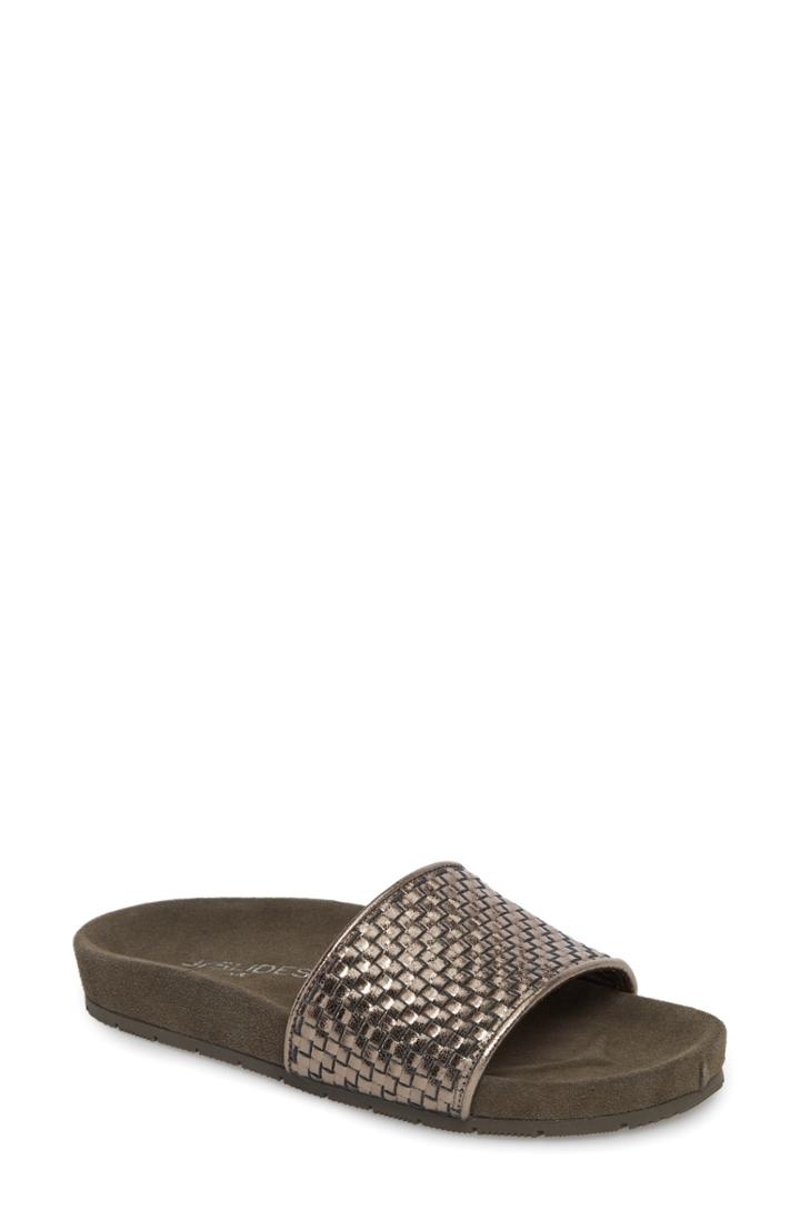 Women's Jslides Naomie Slide Sandal .5 M - Metallic