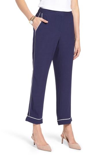 Women's 1901 Ankle Pajama Pants - Blue