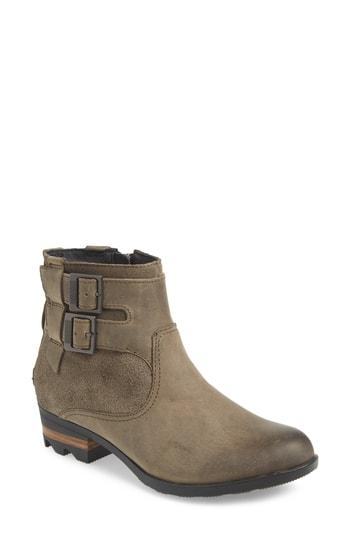 Women's Sorel Lolla Waterproof Bootie .5 M - Green