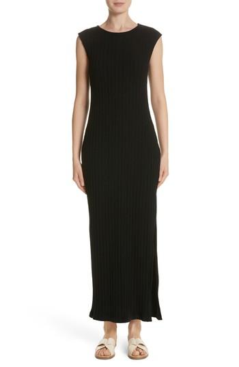Women's Simon Miller Tali Stretch Ribbed Body-con Dress - Black