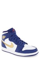 Men's Nike 'air Jordan 1 Retro' High Top Sneaker M - Blue