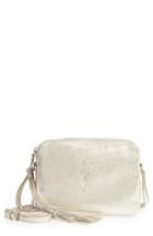 Saint Laurent Medium Lou Leather Camera Bag - Metallic