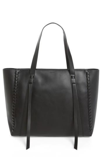 Allsaints Ray Leather Tote - Black