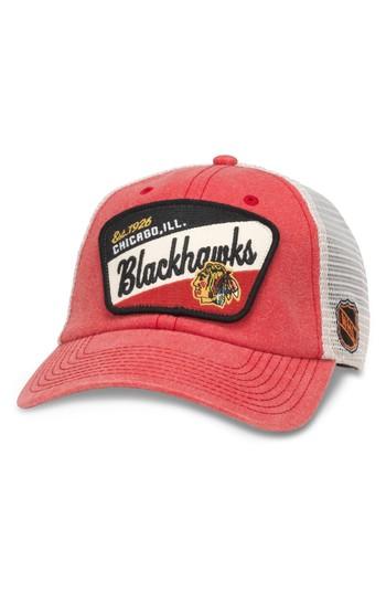 Men's American Needle Ravenswood Nhl Trucker Cap - Red