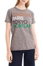 Women's J.crew London, Paris, Tokyo, Portland Tee, Size - Grey