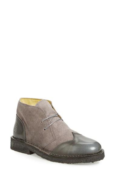 Women's Fly London 'capi' Wingtip Chukka Boot .5-7us / 37eu - Grey