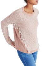 Women's Madewell Reverse Diamond Pullover Sweater - Beige