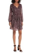 Women's Harlyn Drape Midi Dress - Red