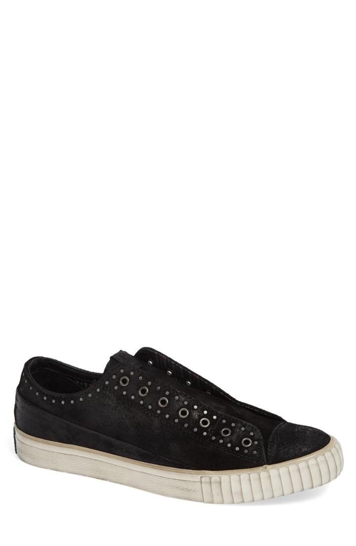 Men's Bootleg By John Varvatos Studded Sneaker M - Black