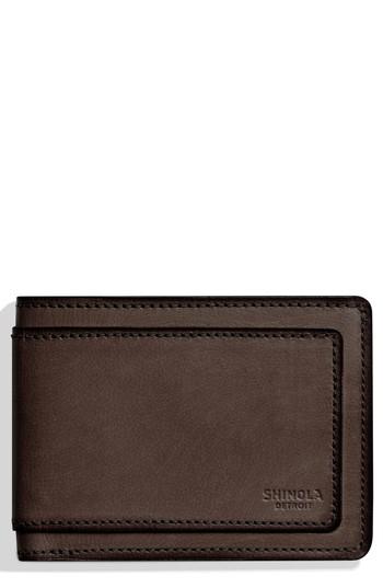 Men's Shinola Outlaw Wallet - Brown