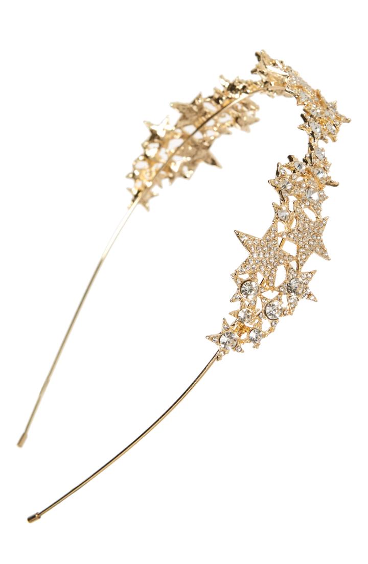 Cara Star Galaxy Crystal Headband, Size - Metallic