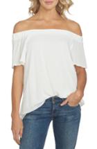 Women's 1.state Off The Shoulder Blouse, Size - White