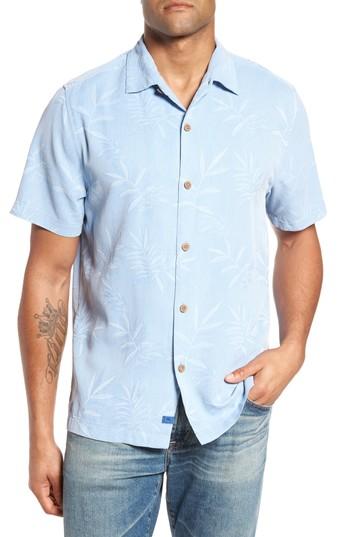 Men's Tommy Bahama Luau Floral Silk Shirt - White