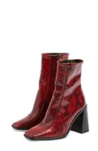 Women's Topshop Hurricane Bootie .5us / 35eu M - Red