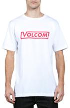 Men's Volcom Logo T-shirt - White