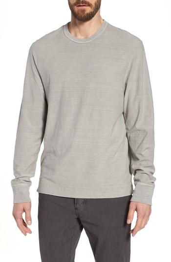 Men's James Perse Regular Fit Slub Crewneck T-shirt (xs) - Grey