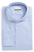 Men's Calibrate Extra Trim Fit Non-iron Dress Shirt .5 32/33 - Blue