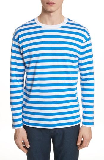 Men's Tomorrowland Stripe Long Sleeve T-shirt - White