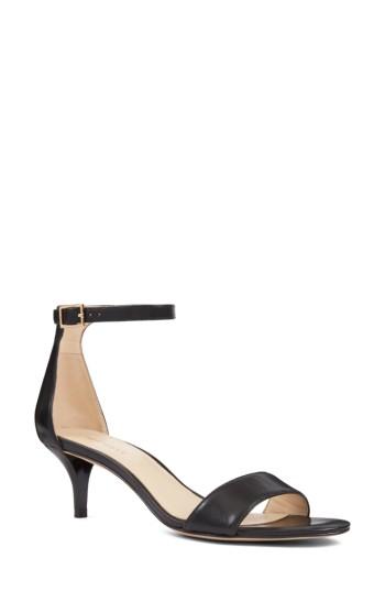Women's Nine West 'leisa' Ankle Strap Sandal .5 M - Black