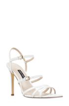 Women's Nine West Gilficco Strappy Sandal .5 M - White