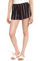 Women's Lira Clothing Juniper Stripe Shorts - Black