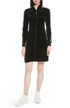 Women's Opening Ceremony Velour Track Dress - Black