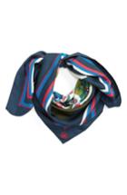 Women's Tory Burch Paisley Bouquet Silk Square Scarf