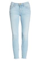 Women's Frame Le Skinny De Jeanne Raw Hem Crop Skinny Jeans - Blue
