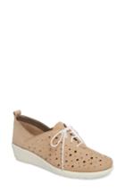 Women's The Flexx 'run Crazy Two' Perforated Wedge Sneaker M - Brown