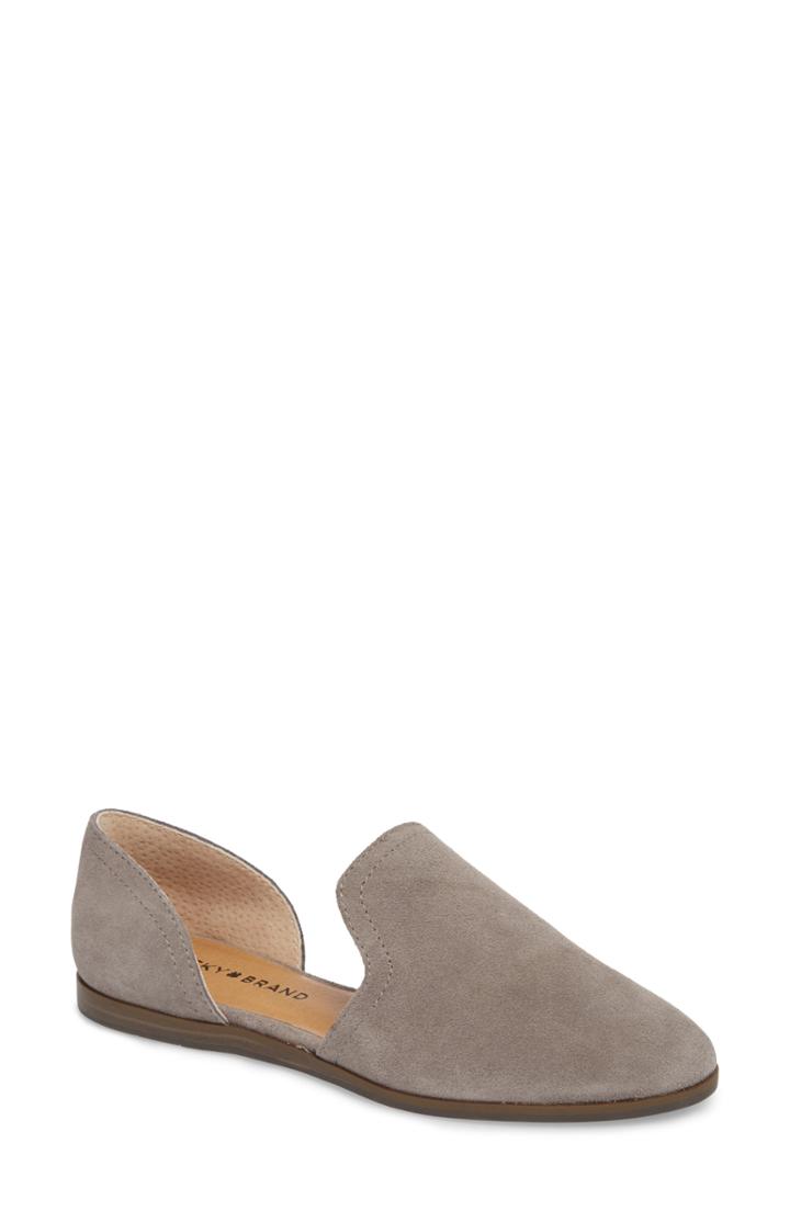 Women's Lucky Brand Jinree Flat .5 M - Grey