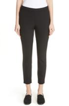 Women's Lafayette 148 New York Murray Cotton Blend Crop Pants - Black