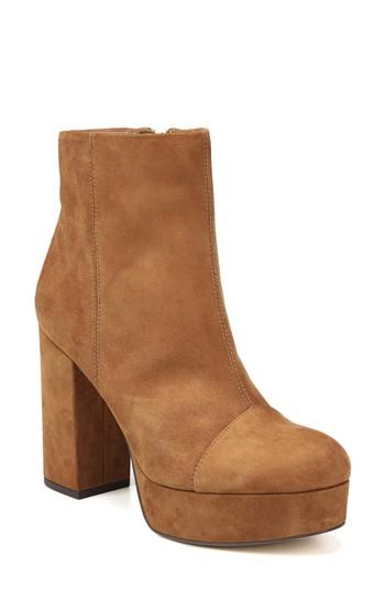 Women's Sam Edelman Azra Platform Bootie .5 M - Brown